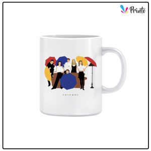 White Friends Mug - Design 02