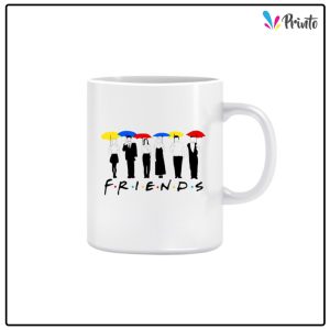 White Friends Mug - Design 03