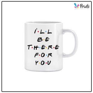 White Friends Mug - Design 04