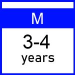 M (3-4 years) Rs 0